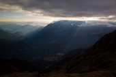 Salita dalla Valle del Tino a MONTI TORNELLO E TORNONE il 10 dicembre 2011 - FOTOGALLERY